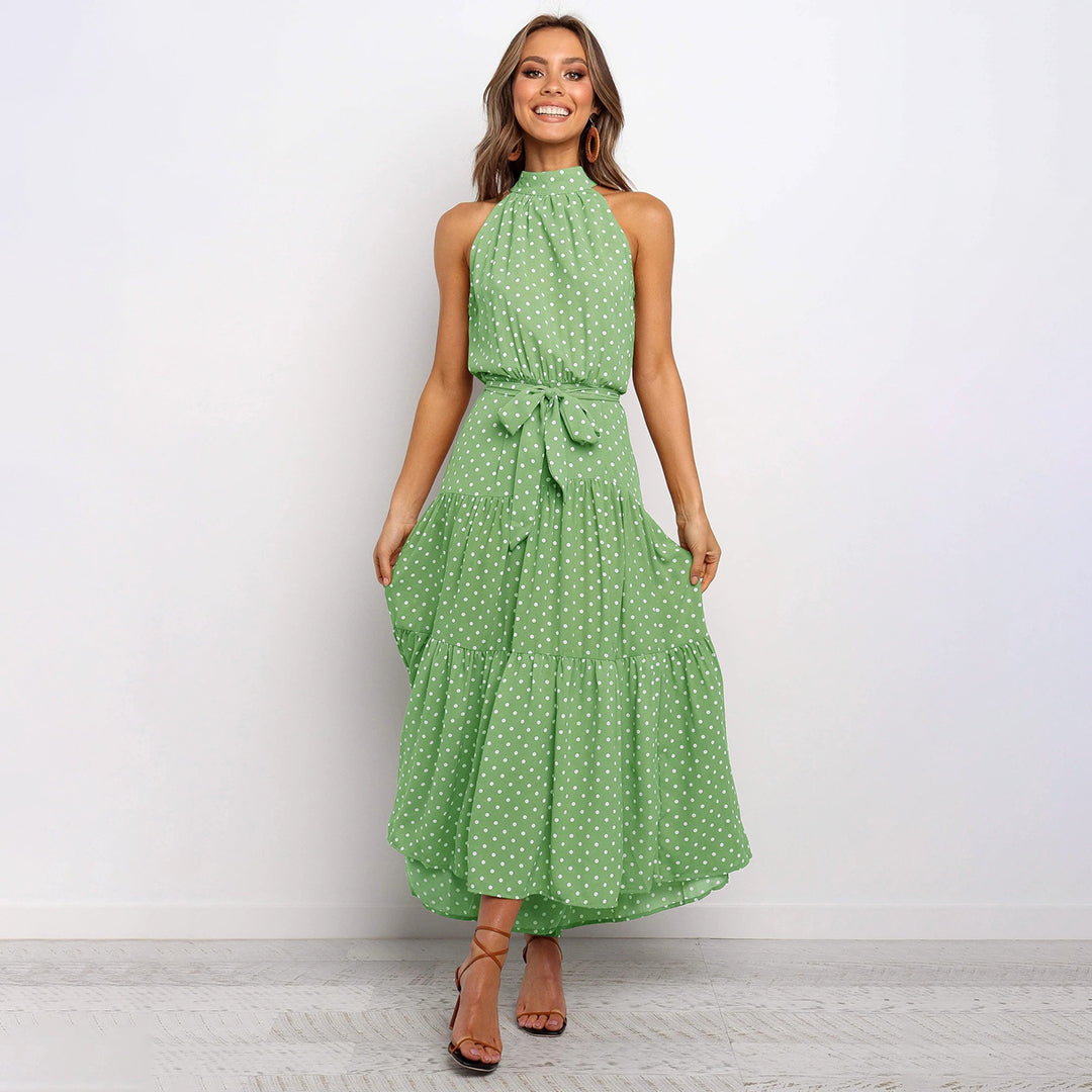 Stylish Long Summer Dress - Lucienne-Yellow-S-Nora Luxe