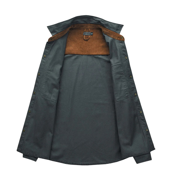 Stylish Men's Shirt - Lars-Gray-S-Nora Luxe