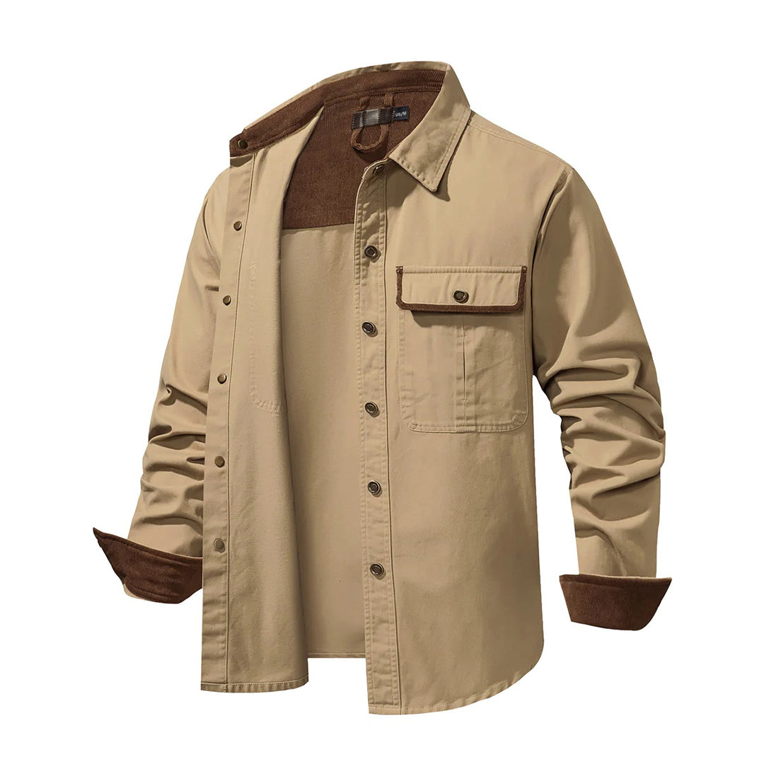 Stylish Men's Shirt - Lars-Gray-S-Nora Luxe