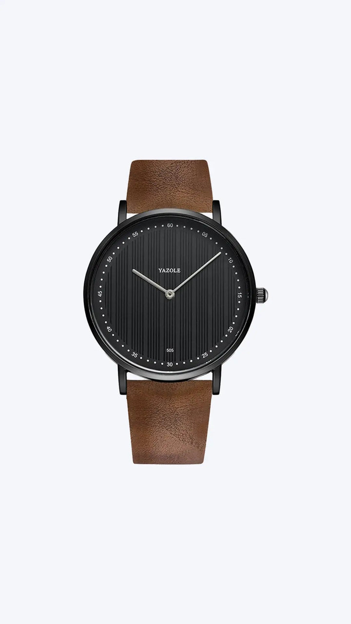 Stylish Men's Watch - Henry-Brown/White-Nora Luxe