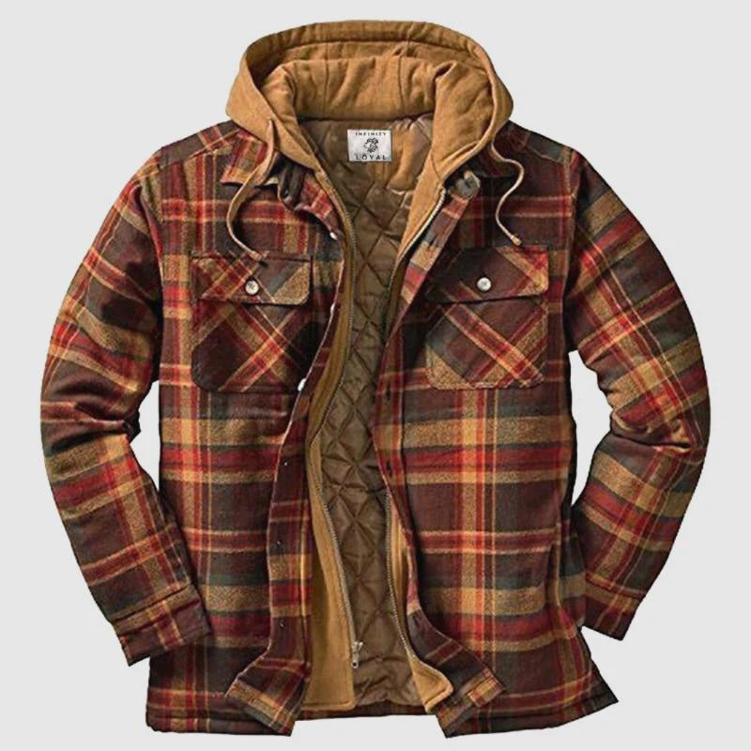 Stylish Men's Winter Coat - RusticJack-Blue-S-Nora Luxe
