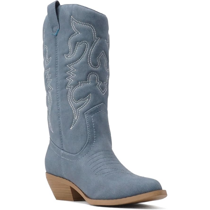 Stylish Western Pointed Cowboy Boots - Gracia-Sand-3.0-Nora Luxe