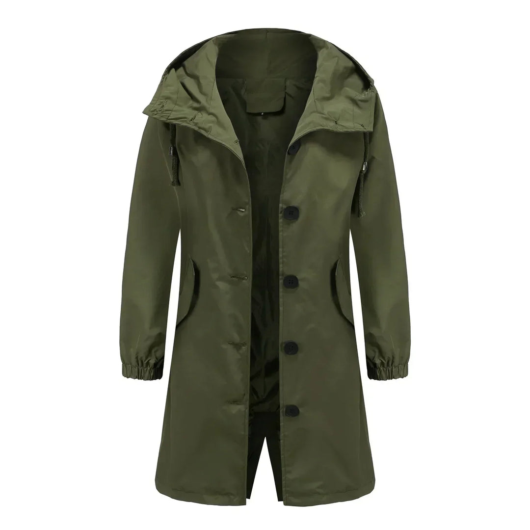 Stylish Windproof Trench Coat - Livia-Light Brown-S-Nora Luxe