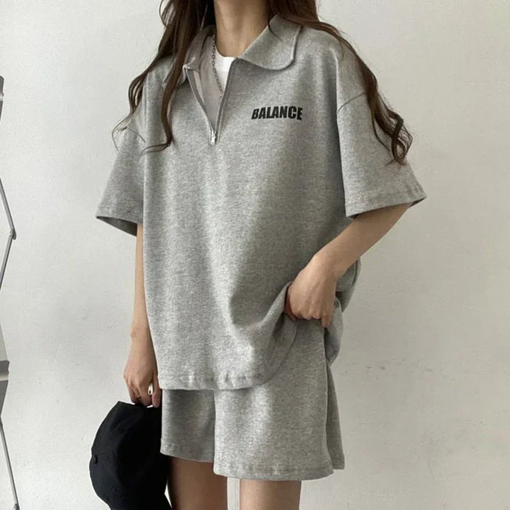 Summer two-piece for women - Yuna-Gray-S-Nora Luxe