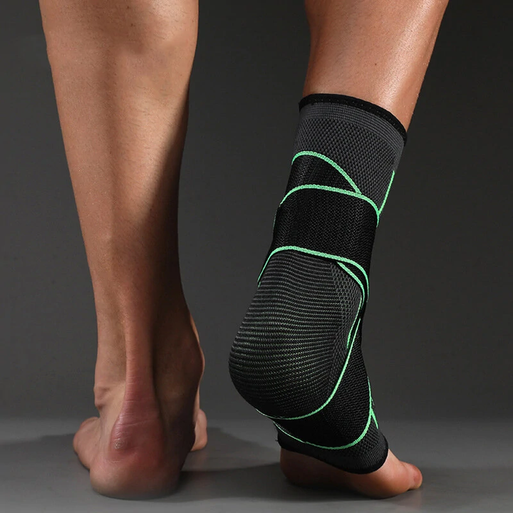 Supportive Compression Ankle Brace - FlexiFit-Green-M (1-4)-Nora Luxe