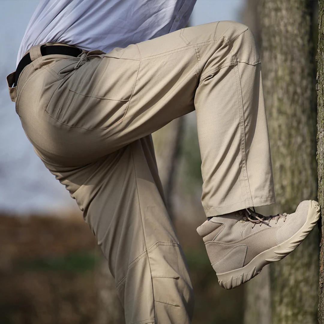 Tactical Outdoor Men's Cargo Trousers - Marcus-Khaki-S-Nora Luxe