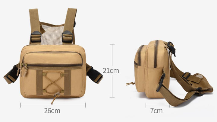 Durable Tactical Chest Rig Bag – Water-Resistant Multi-Pocket Outdoor Gear