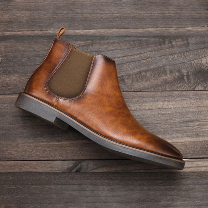 Timeless Chelsea Men's Boots - David-Black-7.0-Nora Luxe