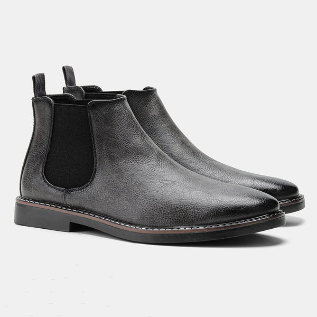 Timeless Chelsea Men's Boots - David-Gray-7.0-Nora Luxe