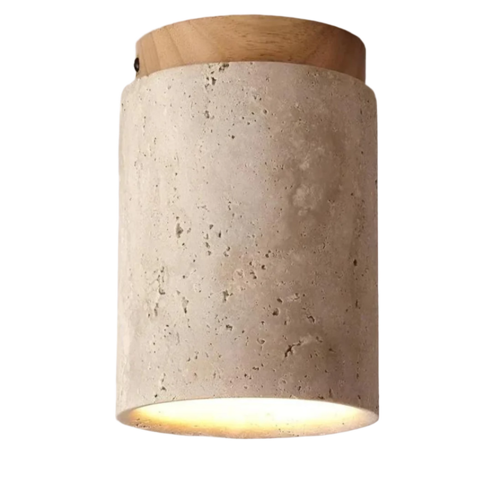 Trendy Round Japanese Style Ceiling Lamp - ZenLight-Beige-Warm light (3000K)-Nora Luxe