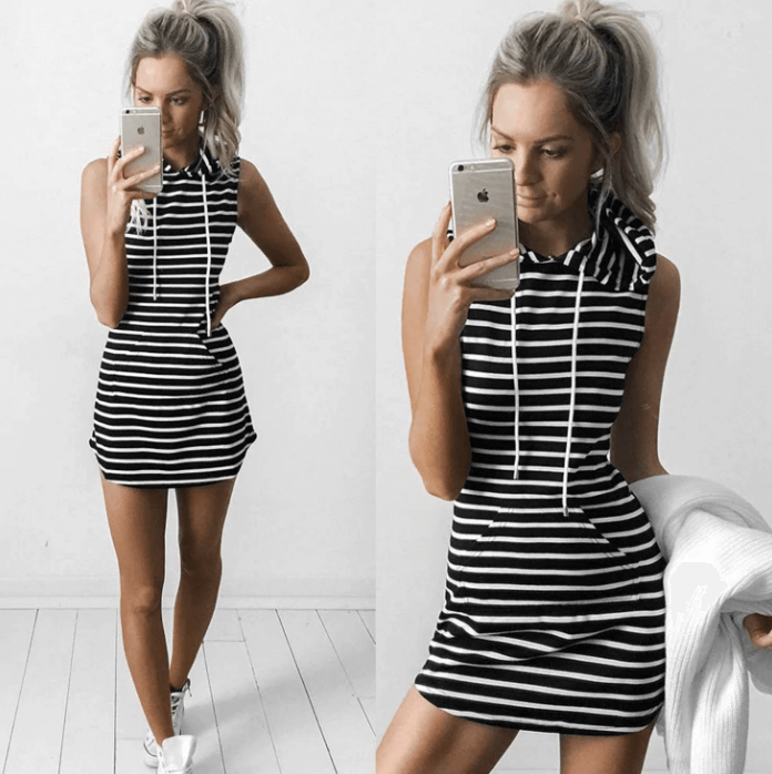 Trendy Sleeveless Mini Summer Dress with Twist Detail – Liora (Buy 1 Get 1 FREE)-Gray-XS-Nora Luxe