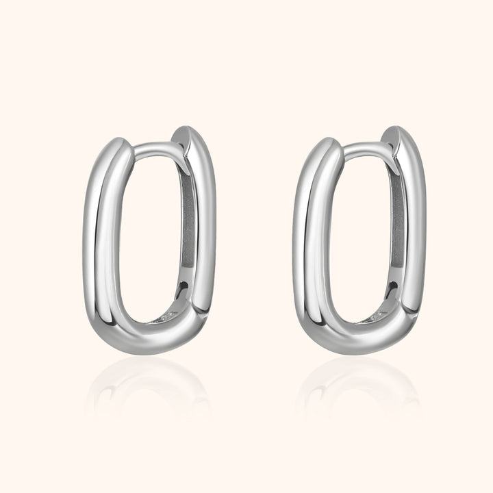 Unique Switch Earrings - Isa-Silver-Nora Luxe