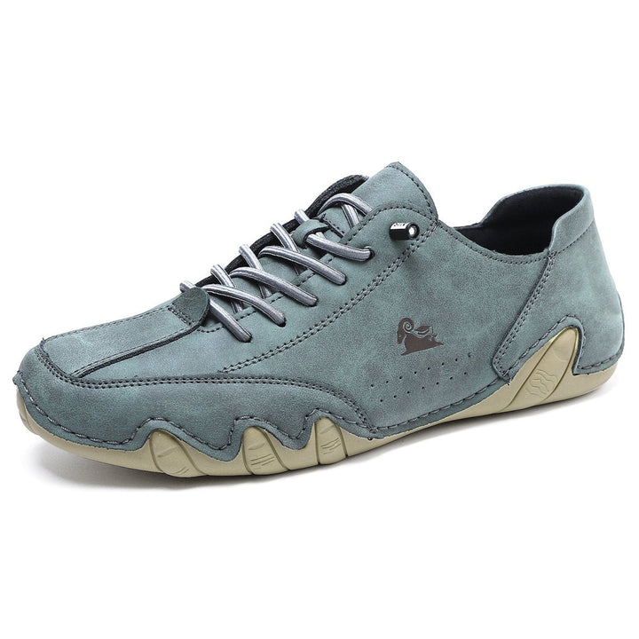 Unisex Leather Barefoot Shoes – BareMotion-Green-4-Nora Luxe