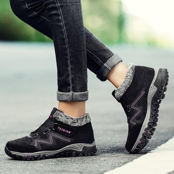 Unisex Winter Boots Aspen | Waterproof, Warm and Non-slip-Dark red-5.5-Nora Luxe