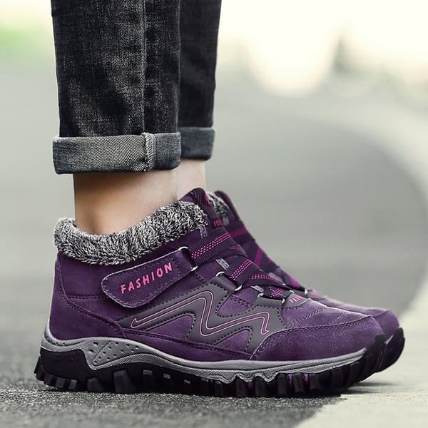 Unisex Winter Boots Aspen | Waterproof, Warm and Non-slip-Dark red-5.5-Nora Luxe