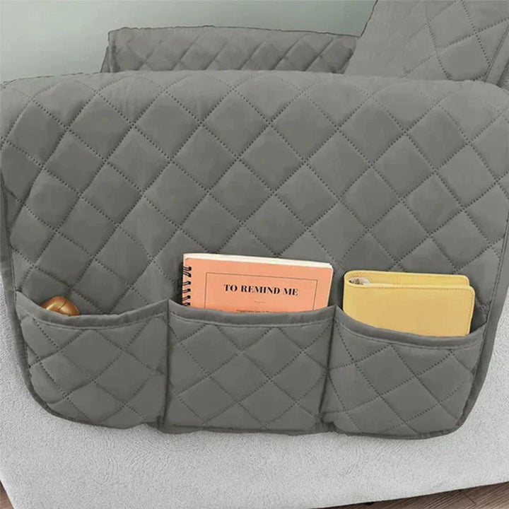 Universal Soft Armchair Cover - FlexCover-Dark Blue-S-Nora Luxe