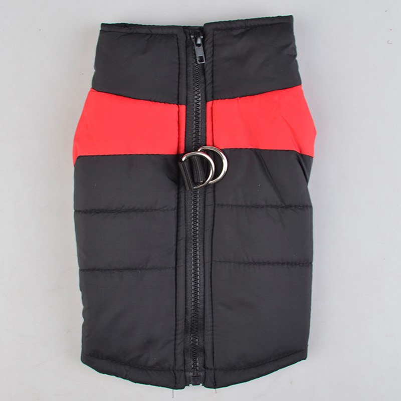 Warm and Water-Repellent Dog Coat - WarmPaws-Red-S-Nora Luxe