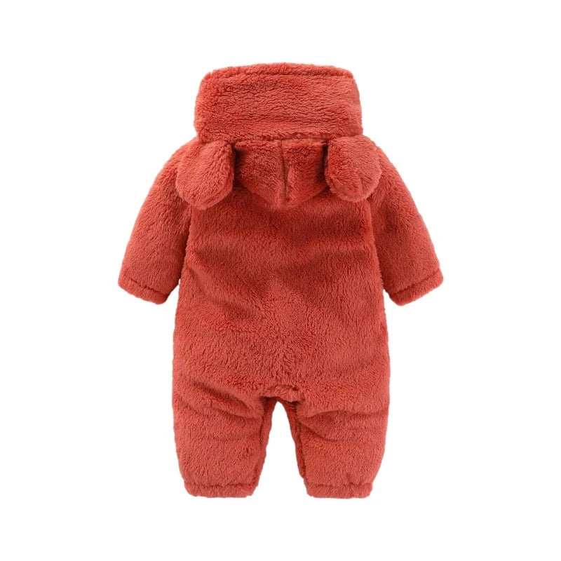 Warm Baby and Toddler Onesie – CuddleCub-Red-0-3 months (59cm)-The Livary