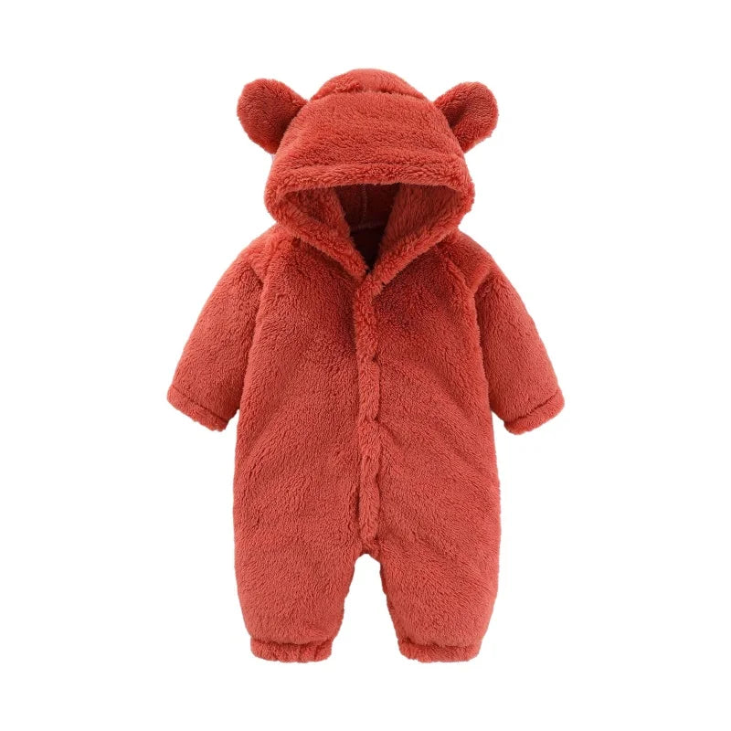 Warm Baby and Toddler Onesie – CuddleCub-Red-0-3 months (59cm)-The Livary