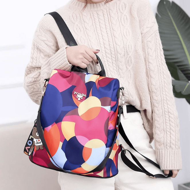 Water-Resistant Anti-Theft Women’s Backpack with Multiple Compartments – SafeHold