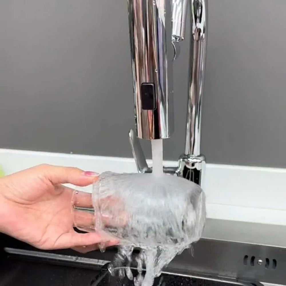 Water-saving Tap Extension - AquaPower-Silver-Nora Luxe