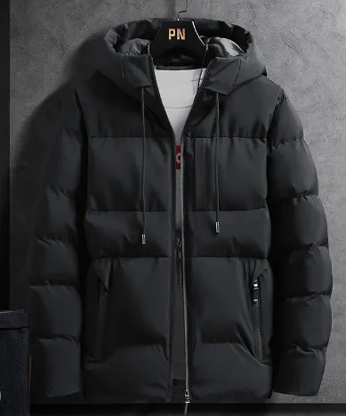 Waterproof Comfortable Men's Winter Jacket - Finn-Black-M-Nora Luxe