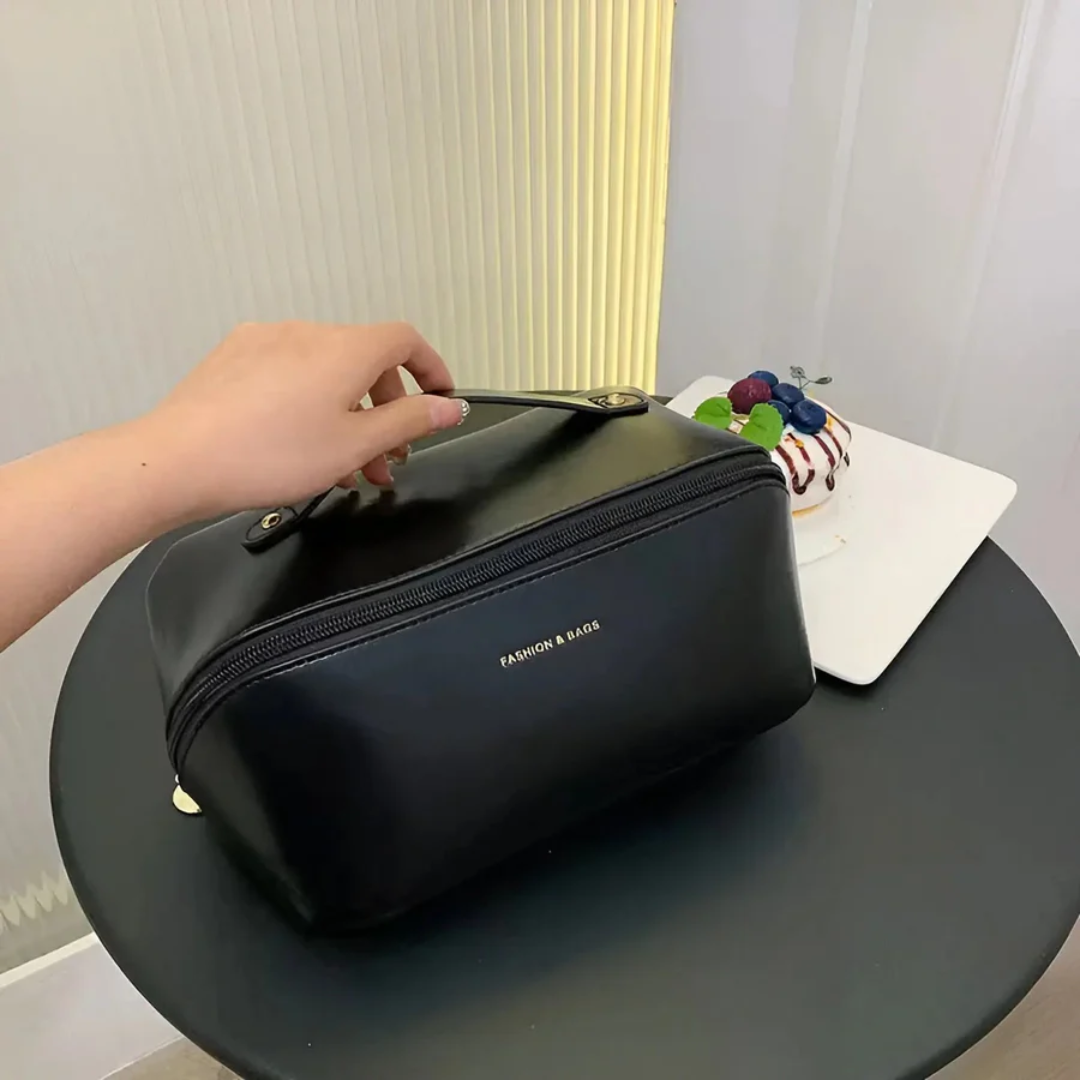 Waterproof Cosmetic Bag - BeautyGuard-Black-Nora Luxe