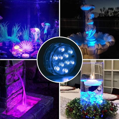 Waterproof LED Underwater Light with Remote Control - GlowRipple-1 + 1 FREE-The Livary