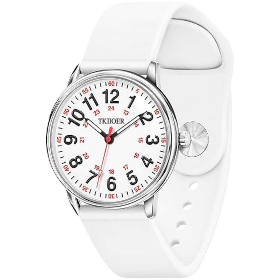 Waterproof Nurses Watch - Denny-White-Nora Luxe