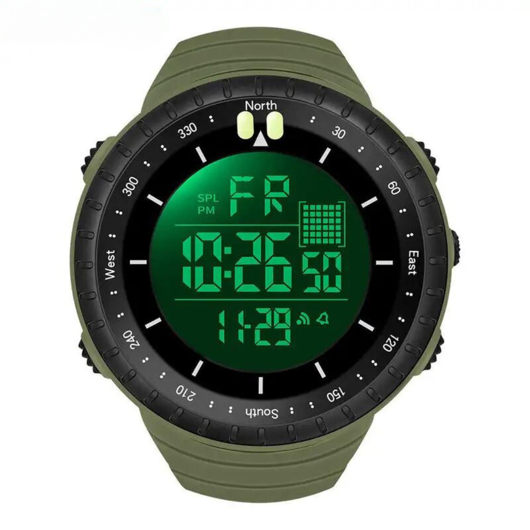 Waterproof Outdoor Watch - AdventureMaster-Black-Nora Luxe