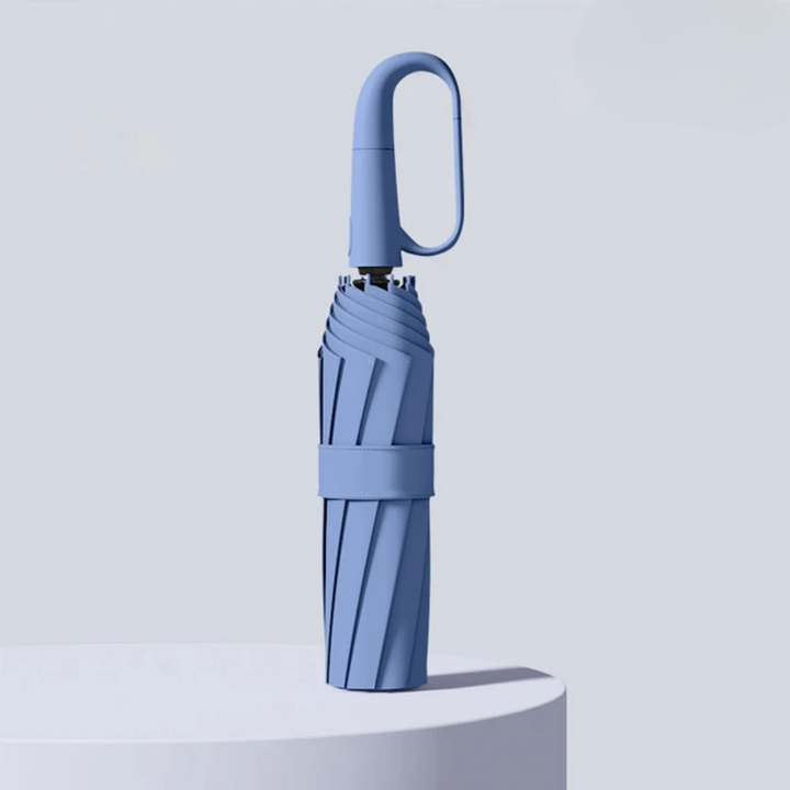 Windproof Umbrella with Reflective Edge - StormGuard-Blue-Nora Luxe