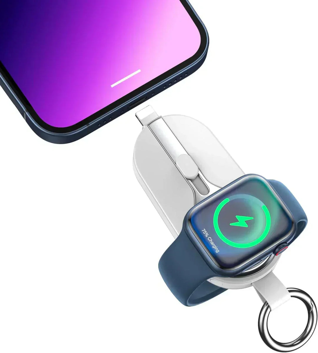 Wireless Charging Clip – VoltClip-Black-iPhone-The Livary