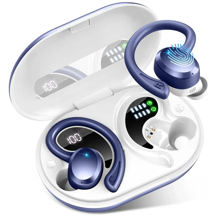 Wireless Earbuds with Clear Sound & Long Battery Life – SecureFit (Buy 1, Get 1 FREE)-Jewel blue-State of Style