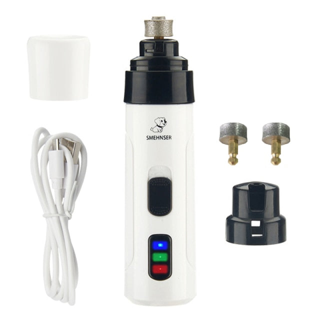 Wireless Electric Nail Grinder for Dogs - ClawCare-Set with 2 extra attachments-The Livary