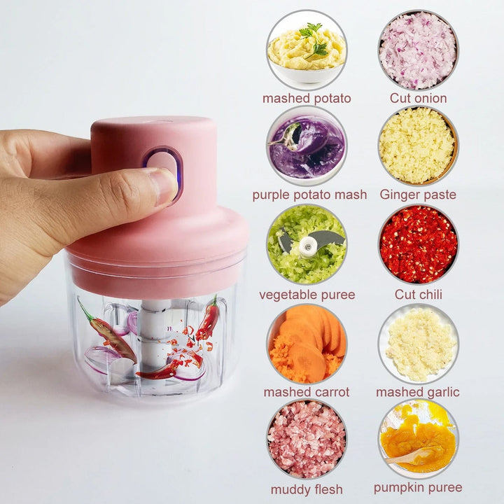 Wireless Food Processor - SliceEase-100ML-Nora Luxe