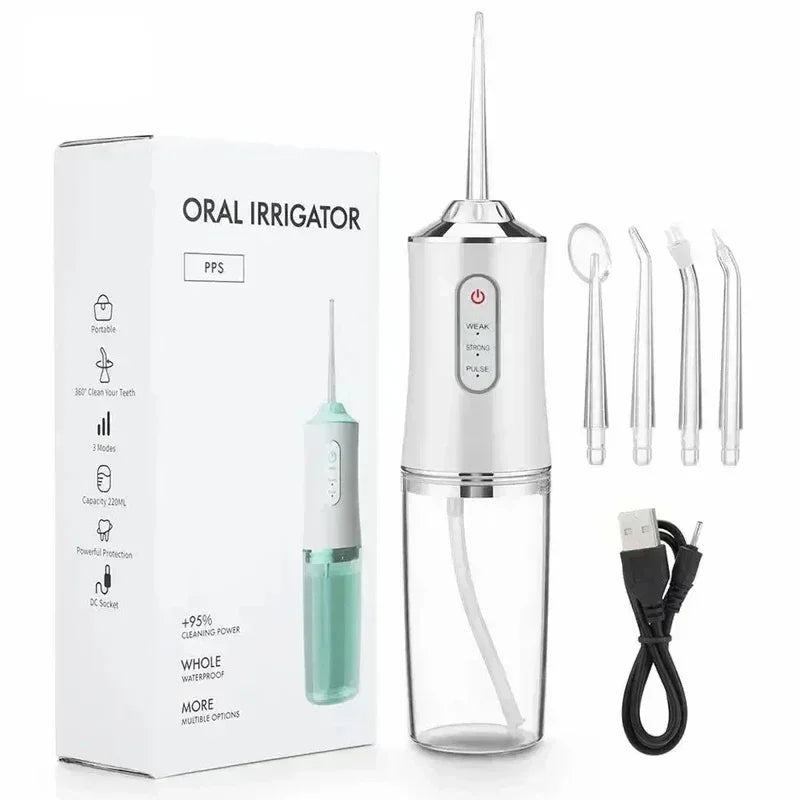 Wireless Water Flosser - FlossMaster-Green-Nora Luxe