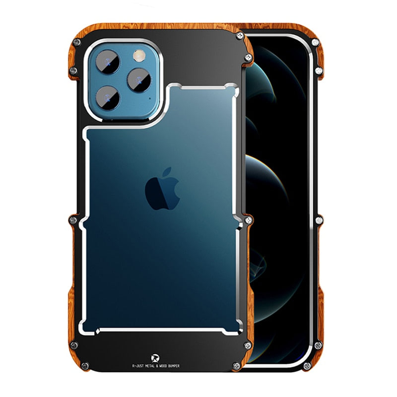 Wooden iPhone Case - Arbori-iPhone 12-Nora Luxe