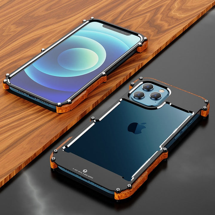 Wooden iPhone Case - Arbori-iPhone 12-Nora Luxe