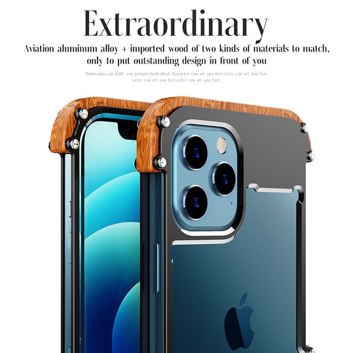 Wooden iPhone Case - Arbori-iPhone 12-Nora Luxe