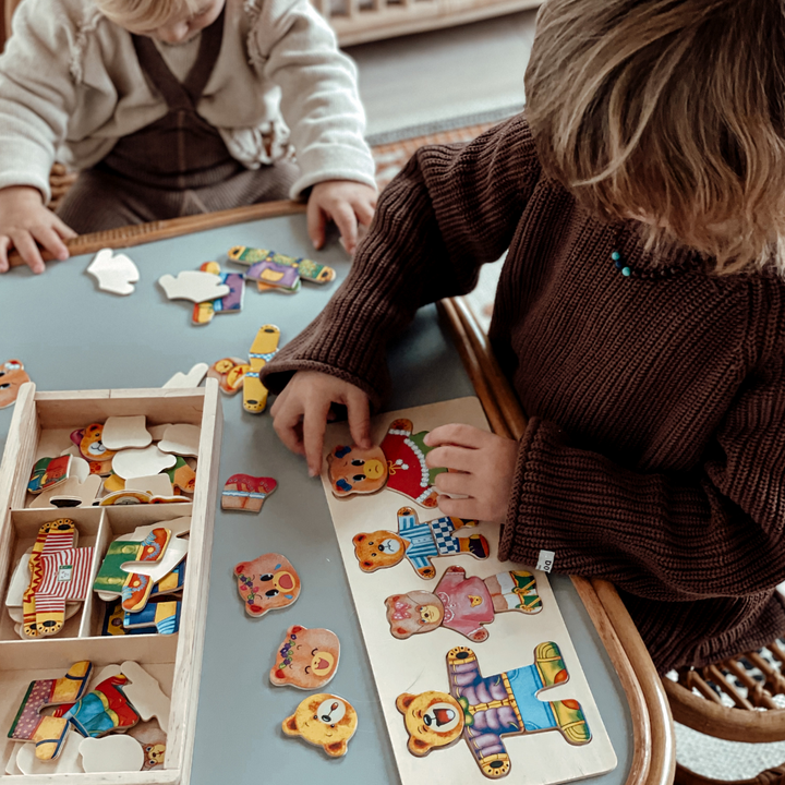 Wooden Puzzle - DressUp Max-Nora Luxe